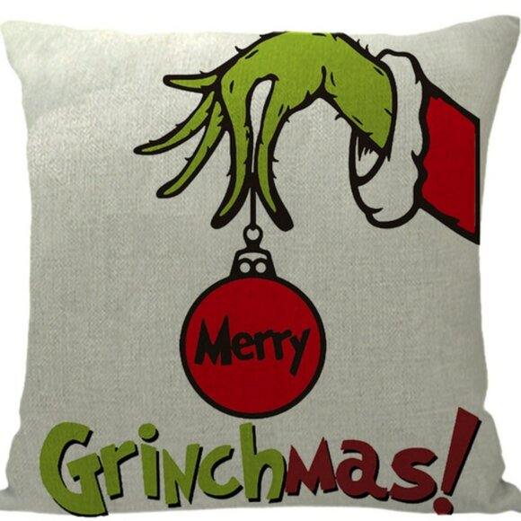 Other - Grinch Pillow Cover - PILLOW NOT INCLUDED